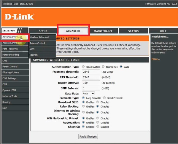 تنظیم مودم D-LINK DSL 2740U| رایانه کمک ارزان