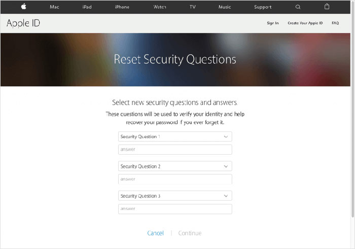 Answer your current security questions | کمک رایانه